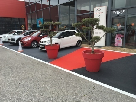 Peinture des places de parking 