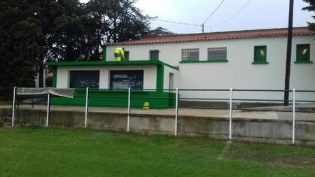 Vestiaires du stade de Ponteilla Nyls APRES LES TRAVAUX