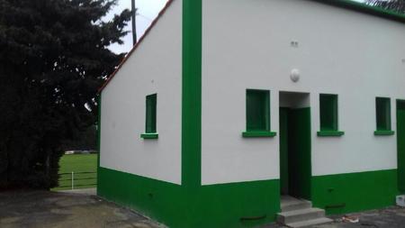 Vestiaires du stade de Ponteilla Nyls APRES LES TRAVAUX